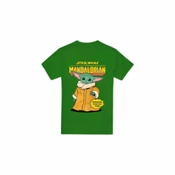 Star Wars Mens Strong Grogu T-Shirt - XXL, Kelly Green