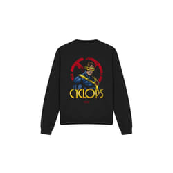 Marvel Unisex Adult X-Men Cyclops Logo Sweatshirt - M, Black