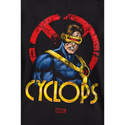 Marvel Unisex Adult X-Men Cyclops Logo Sweatshirt - XL, Black