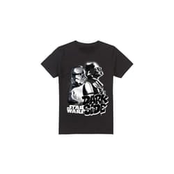Star Wars Mens Dark Side Duo T-Shirt - XXL, Black