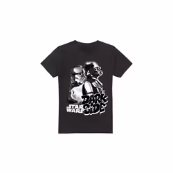 Star Wars Mens Dark Side Duo T-Shirt - XL, Black
