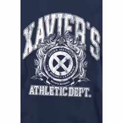 Marvel Unisex Adult X-Men Athletic Dept Professor X Sweatshirt - XL, Navy
