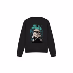 Star Wars Unisex Adult Street Glare Stormtrooper Sweatshirt - XXL, Black
