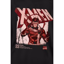 Marvel Unisex Adult X-Men Cyclops Infographic Sweatshirt - XXL, Black