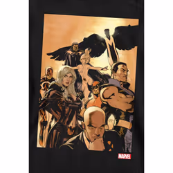 Marvel Unisex Adult X-Men Comic Cover Team Sweatshirt - XXL, Black