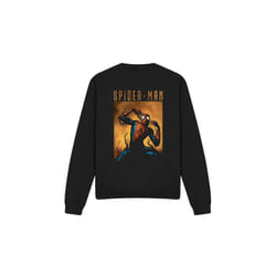 Spider-Man Unisex Adult Creeping Venom Sweatshirt - L, Black