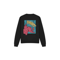 Spider-Man Unisex Adult Thwip Sweatshirt - S, Black