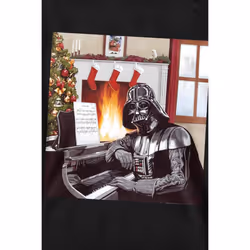 Star Wars Unisex Adult Christmas Carols Darth Vader Sweatshirt - XL, Black