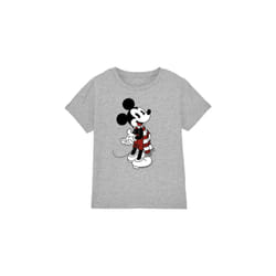Disney Childrens/Kids Mickey Mouse Scarf Christmas T-Shirt - 5-6 Years, Sport Heather