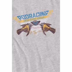 Star Wars Mens Racer Anakin Skywalker T-Shirt - M, Sport Heather