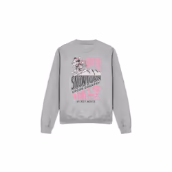 Disney Unisex Adult Snowtown Ski Mickey Mouse Sweatshirt - XL, Sport Heather