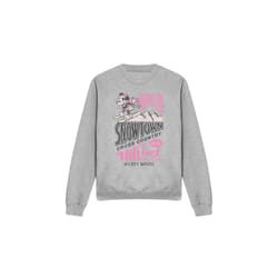 Disney Unisex Adult Snowtown Ski Mickey Mouse Sweatshirt - XL, Sport Heather