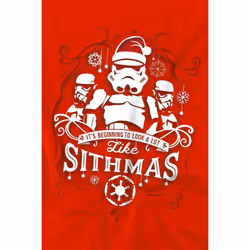 Star Wars Childrens/Kids Beginning To Look A Lot Like Sithmus Christmas T-Shirt - 3-4 Years, Red