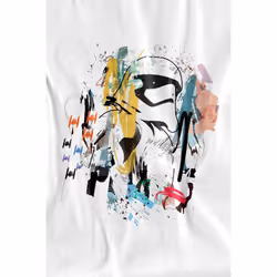 Star Wars Childrens/Kids Stormtrooper Abstract T-Shirt - 3-4 Years, White