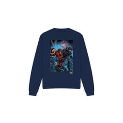 Marvel Unisex Adult X-Men Destroy Juggernaut Sweatshirt - XXL, Navy