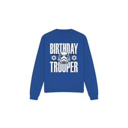 Star Wars Unisex Adult Birthday Troopers Sweatshirt - S, Royal Blue