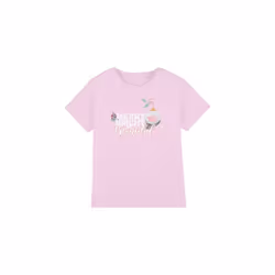 Disney Princess Childrens/Kids Merry, Bright And Beautiful Christmas T-Shirt - 3-4 Years, Pink