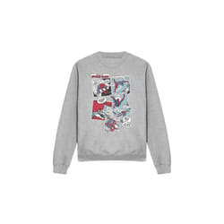 Spider-Man Unisex Adult Panel Collage Sweatshirt - S, Sport Heather
