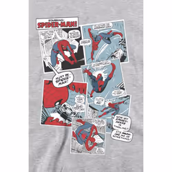 Spider-Man Unisex Adult Panel Collage Sweatshirt - S, Sport Heather