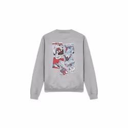 Spider-Man Unisex Adult Panel Collage Sweatshirt - XL, Sport Heather