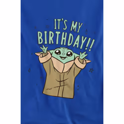 Star Wars Unisex Adult It's My Birthday Sweatshirt - L, Royal Blue