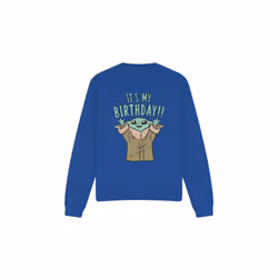 Star Wars Unisex Adult It's My Birthday Sweatshirt - XXL, Royal Blue