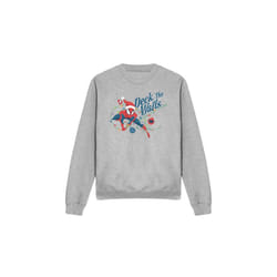 Spider-Man Unisex Adult Deck The Walls Sweatshirt - M, Sport Heather
