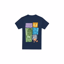 Star Wars Mens Young Jedi Adventure Blocks T-Shirt - L, Navy