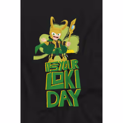Loki Childrens/Kids Loki Day St Patricks Day T-Shirt - 9-10 Years, Black