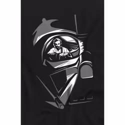 Star Wars Mens Obi Wan Kenobi Vader Eye T-Shirt - 3XL, Black