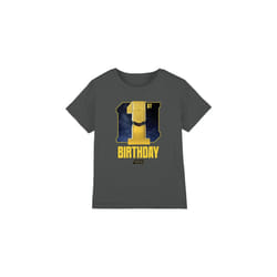 Star Wars Childrens/Kids C3PO Space 1st Birthday T-Shirt - 7-8 Years, Charcoal