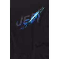 Star Wars Childrens/Kids Jedi Obi Wan Kenobi Slash T-Shirt - 7-8 Years, Black