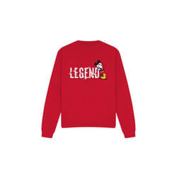 Disney Unisex Adult Legend Mickey Mouse Fathers Day Sweatshirt - M, Red