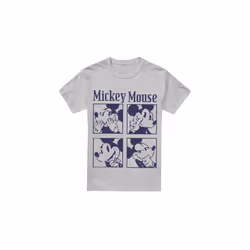 Disney Mens Mickey Mouse Pixelated T-Shirt - XXL, Sport Heather