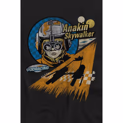 Star Wars Childrens/Kids Mos Espa Anakin Skywalker T-Shirt - 9-10 Years, Black