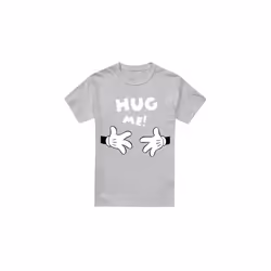 Disney Mens Hug Me Mickey Mouse Valentine's Day T-Shirt - M, Sport Heather