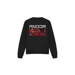 Star Wars Unisex Adult Andor Rebel Spy Sweatshirt - L, Black