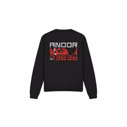 Star Wars Unisex Adult Andor Rebel Spy Sweatshirt - XL, Black