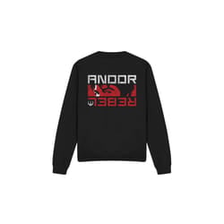 Star Wars Unisex Adult Andor Rebel Spy Sweatshirt - XXL, Black