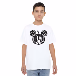 Disney Childrens/Kids Mickey Mouse Pumpkin Head T-Shirt - 12-13 Years, White