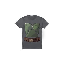 Star Wars Mens Boba Fett Costume T-Shirt - XXL, Charcoal