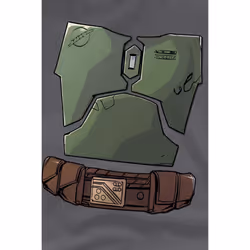 Star Wars Mens Boba Fett Costume T-Shirt - S, Charcoal