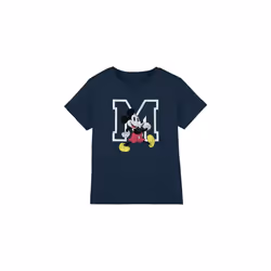 Disney Childrens/Kids Mickey Mouse Classic Walk T-Shirt - 5-6 Years, Navy