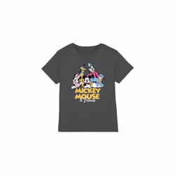 Disney Childrens/Kids Mickey Mouse Friends T-Shirt - 12-13 Years, Charcoal
