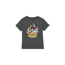 Disney Childrens/Kids Mickey Mouse Friends T-Shirt - 12-13 Years, Charcoal