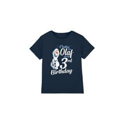Frozen Childrens/Kids Chillin Like Olaf 3rd Birthday T-Shirt - 5-6 Years, Navy