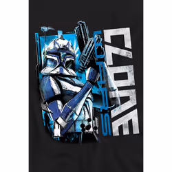 Star Wars Childrens/Kids Clone Rex T-Shirt - 7-8 Years, Black