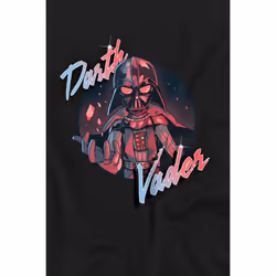 Star Wars Mens Darth Vader Wave T-Shirt - L, Black
