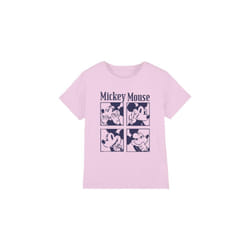 Disney Childrens/Kids Mickey Mouse Pixelated T-Shirt - 7-8 Years, Pink