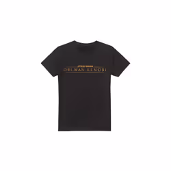 Star Wars Mens Obi Wan Kenobi Logo T-Shirt - M, Black